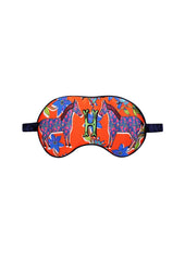 Jessica Russell Flint Printed Silk eye mask 
