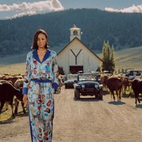 Lounge Pant / "Western Blues"