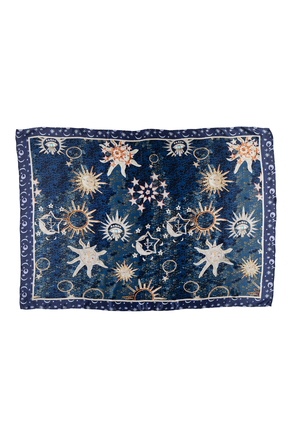 Oblong Pareo Scarf "Mythical Sky"