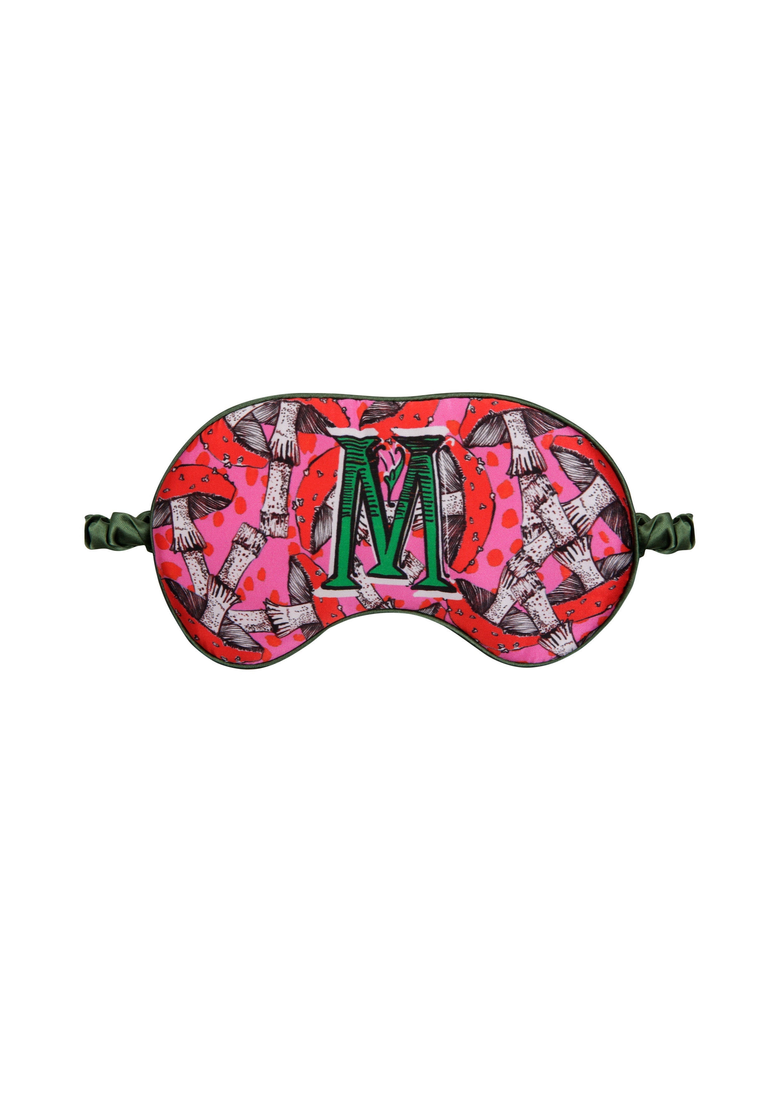 Silk Eye Mask "M Mushrooms"
