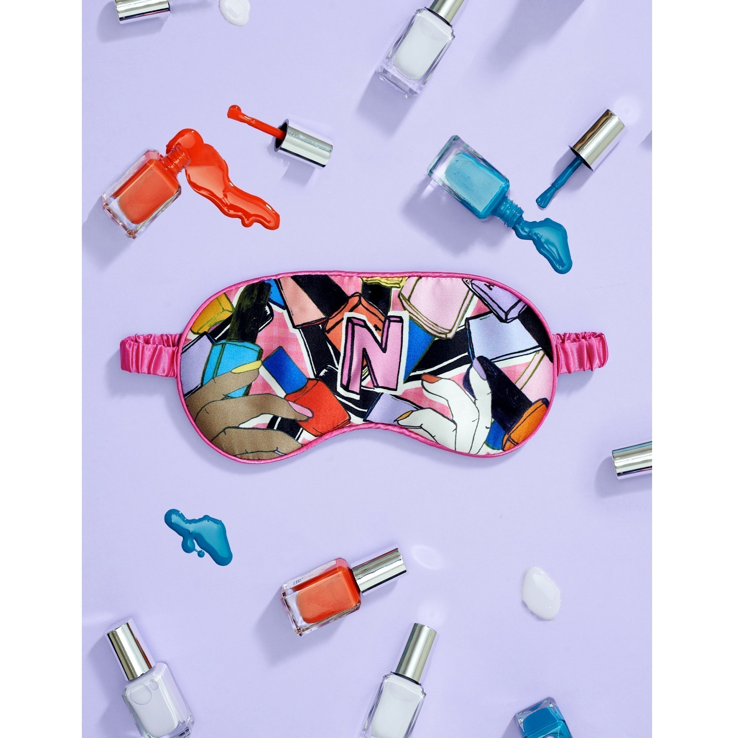 Silk Eye Mask "N Nails"