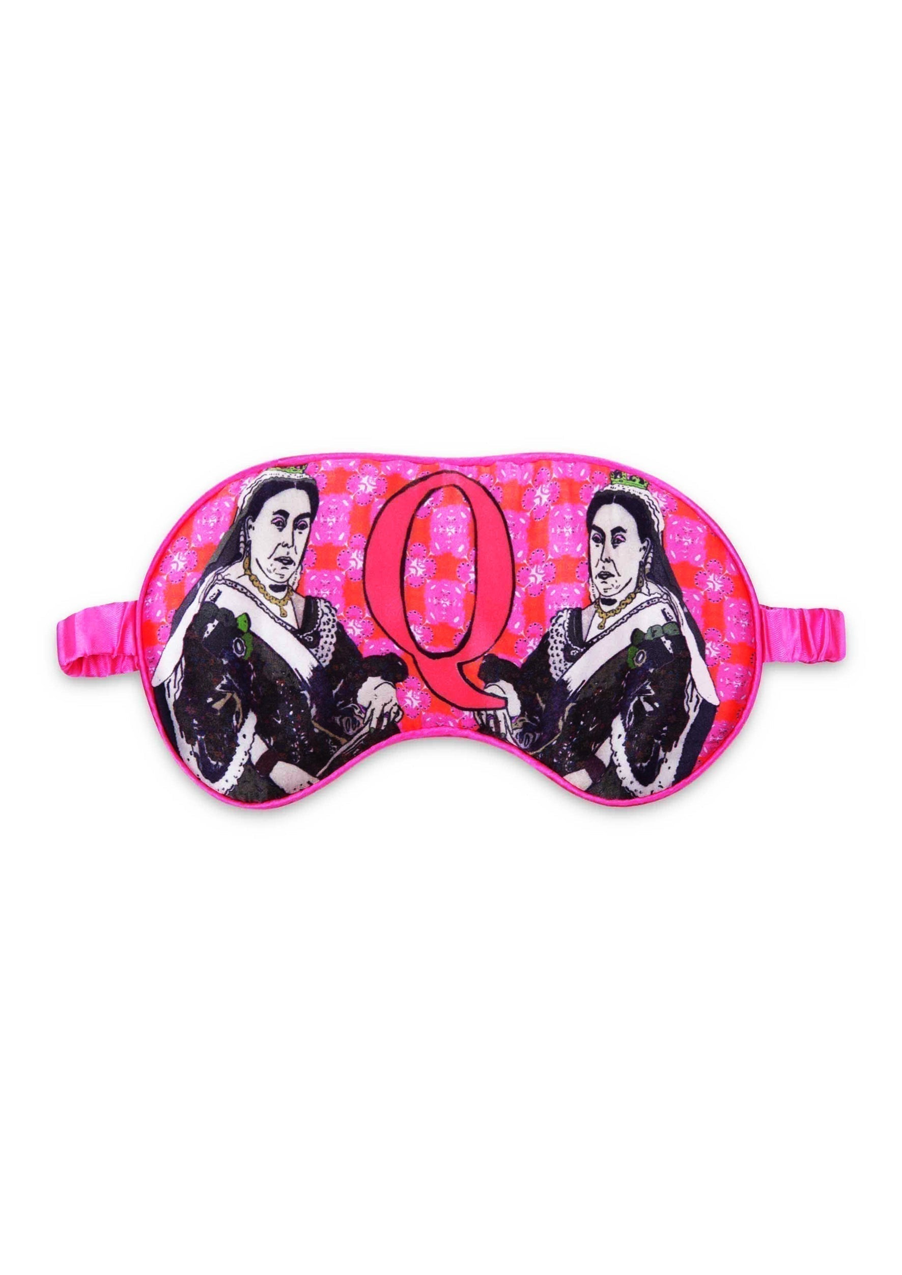 Silk Eye Mask "Q Queen VIc"