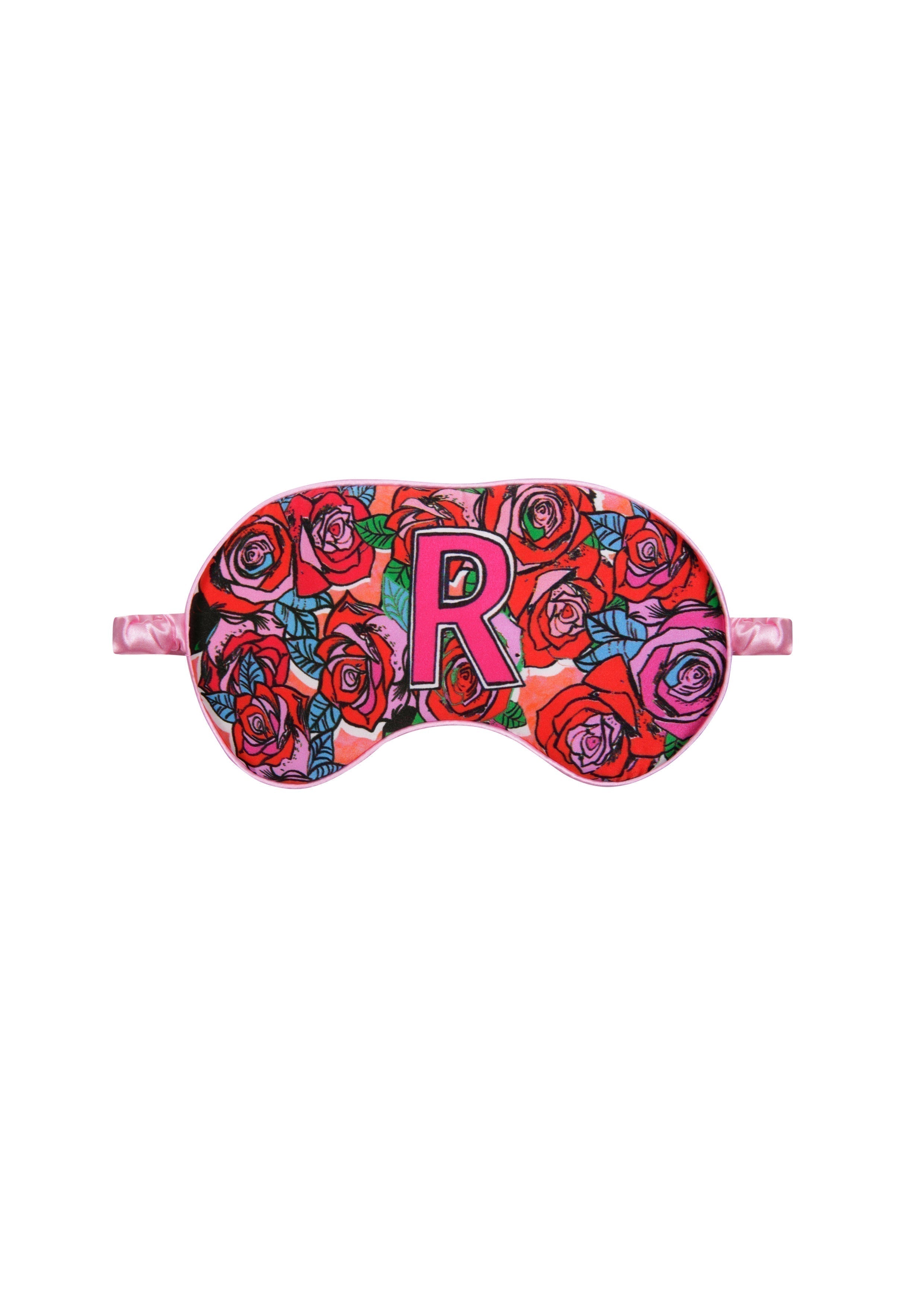 Silk Eye Mask "R Roses"
