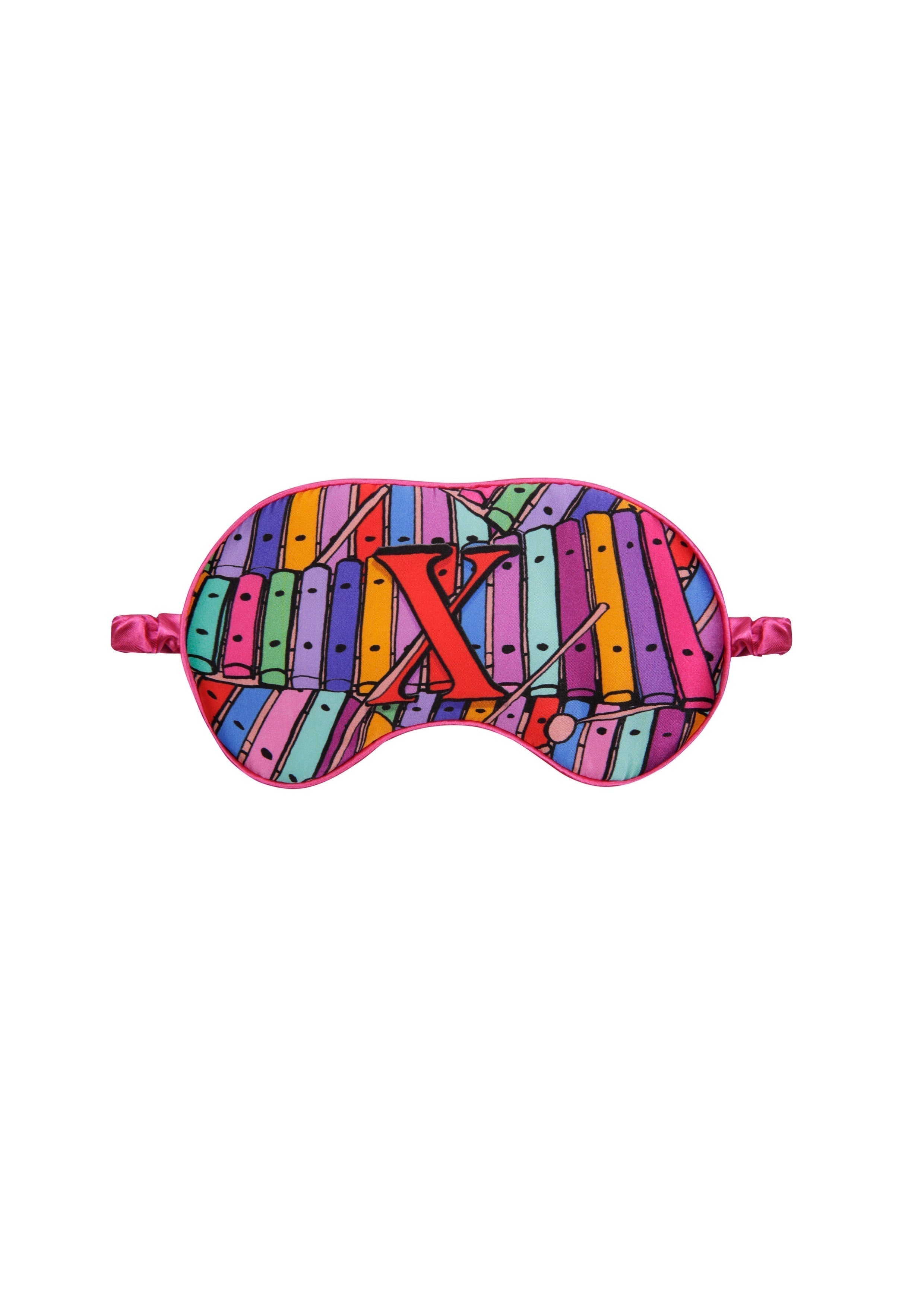 Silk Eye Mask "X Xylophone"