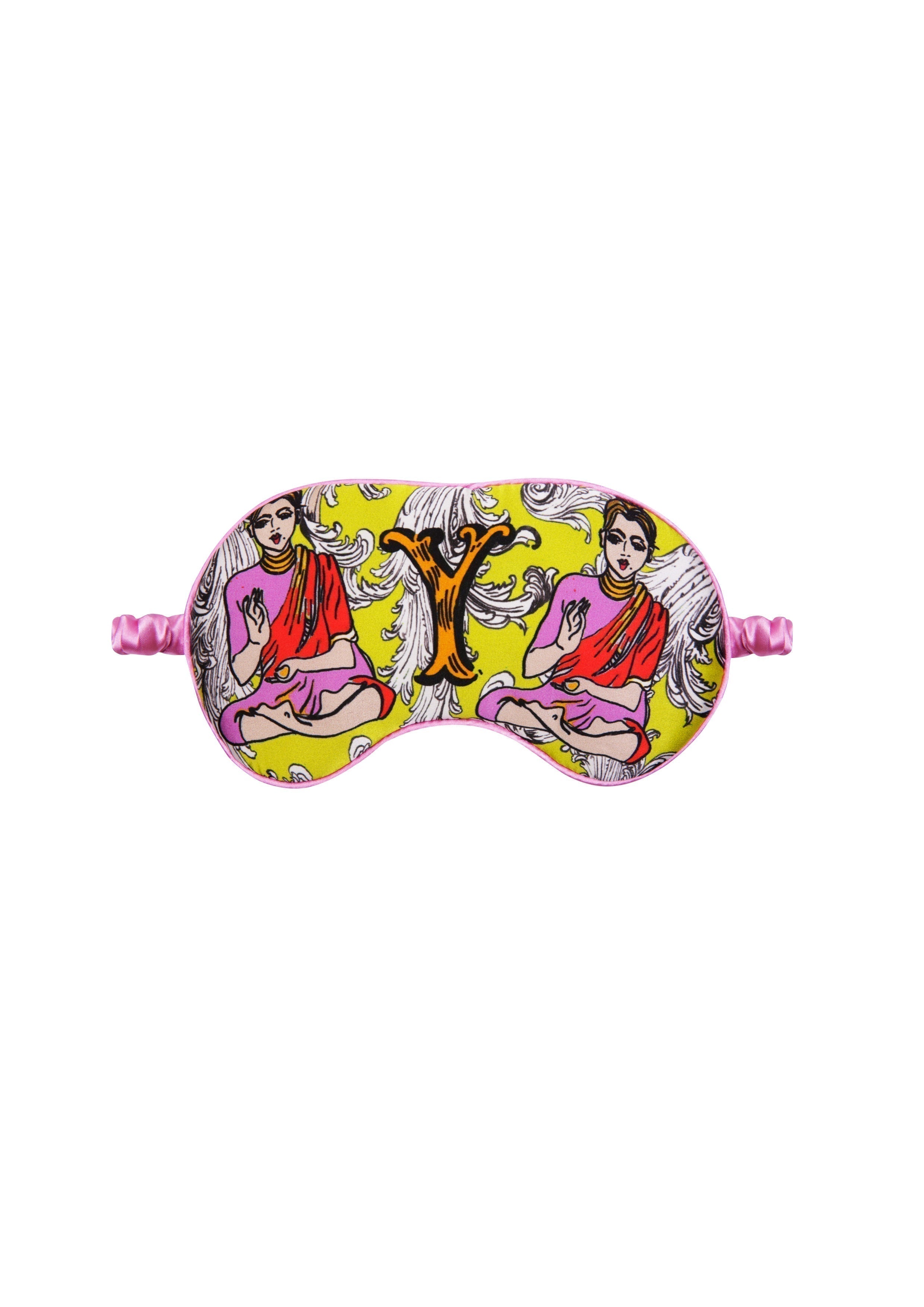Silk Eye Mask "Y Yoga"