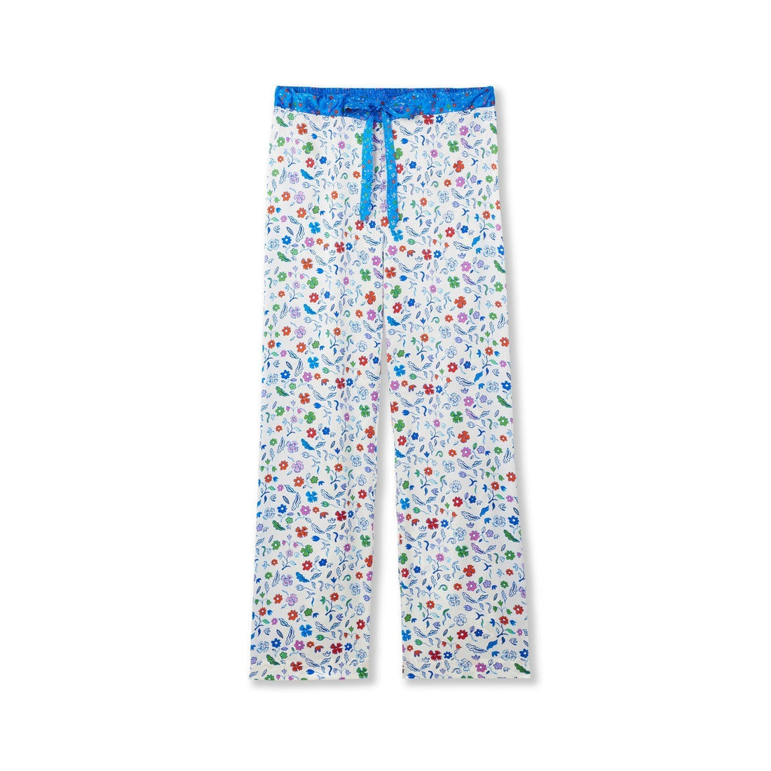 Jessica Russell Flint Printed Silk pyjama bottoms 