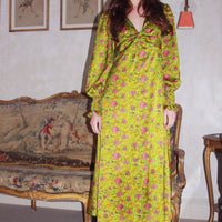 Sample: Twist Front Dress ALBA ROSE - Size Small-JRF