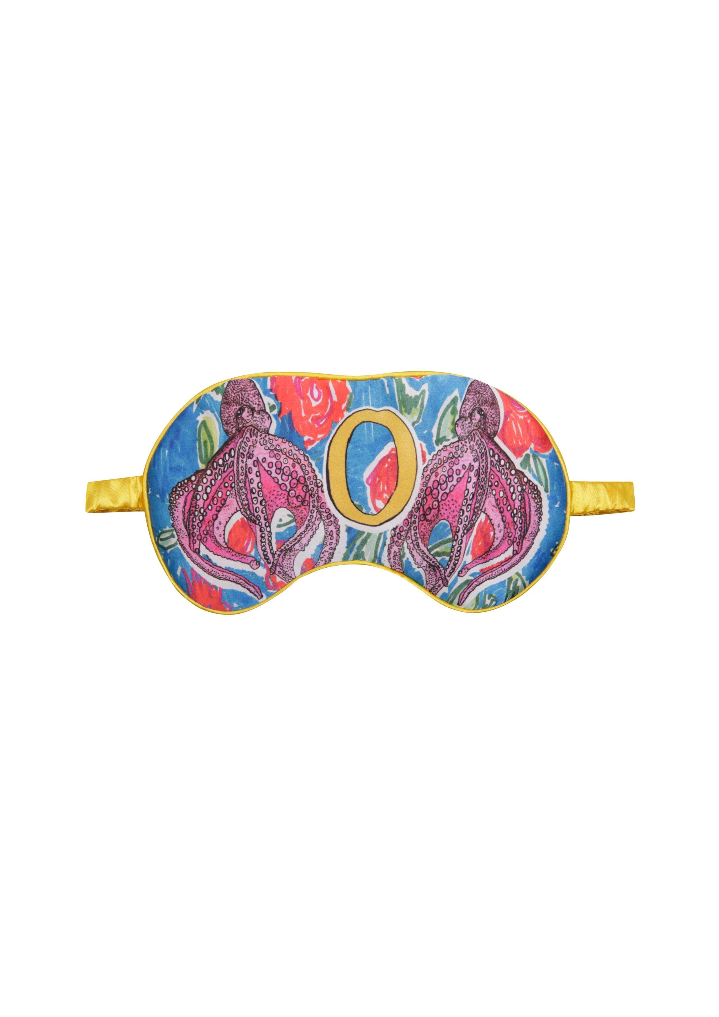 Silk Eye Mask "O Octopus"