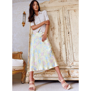 Jessica Russell Flint printed silk mini dress 