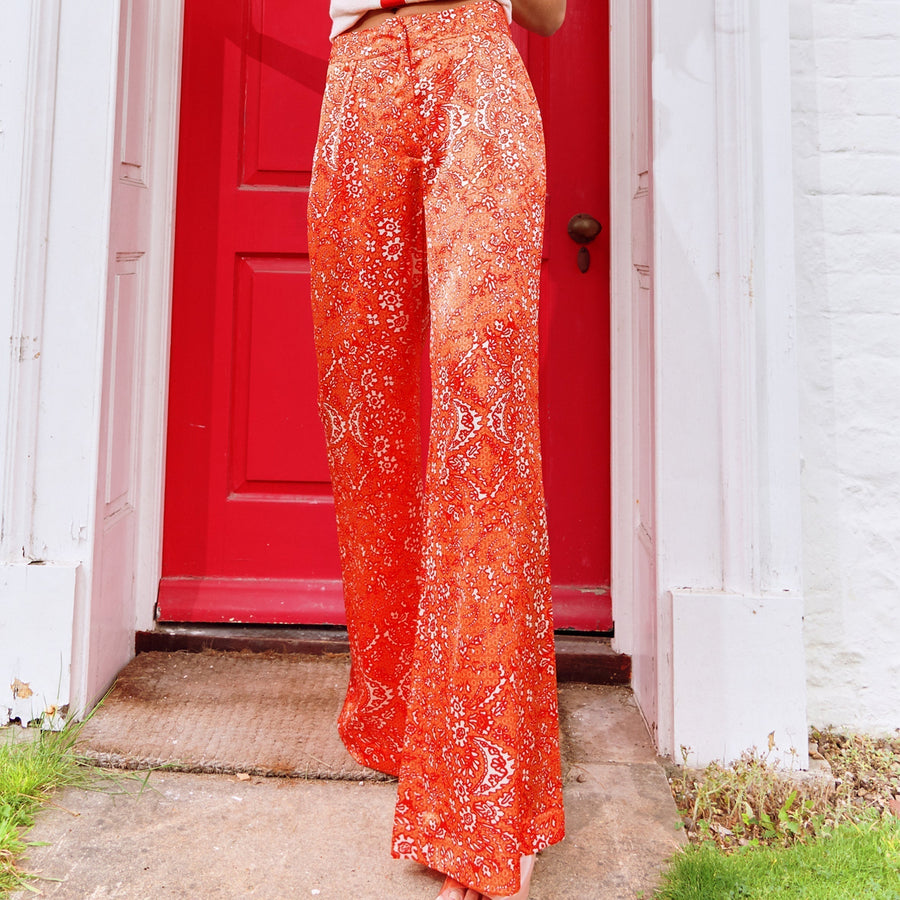 Wide Leg Trousers / "Arabea"-JRF