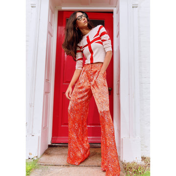 Wide Leg Trousers / "Arabea"-JRF