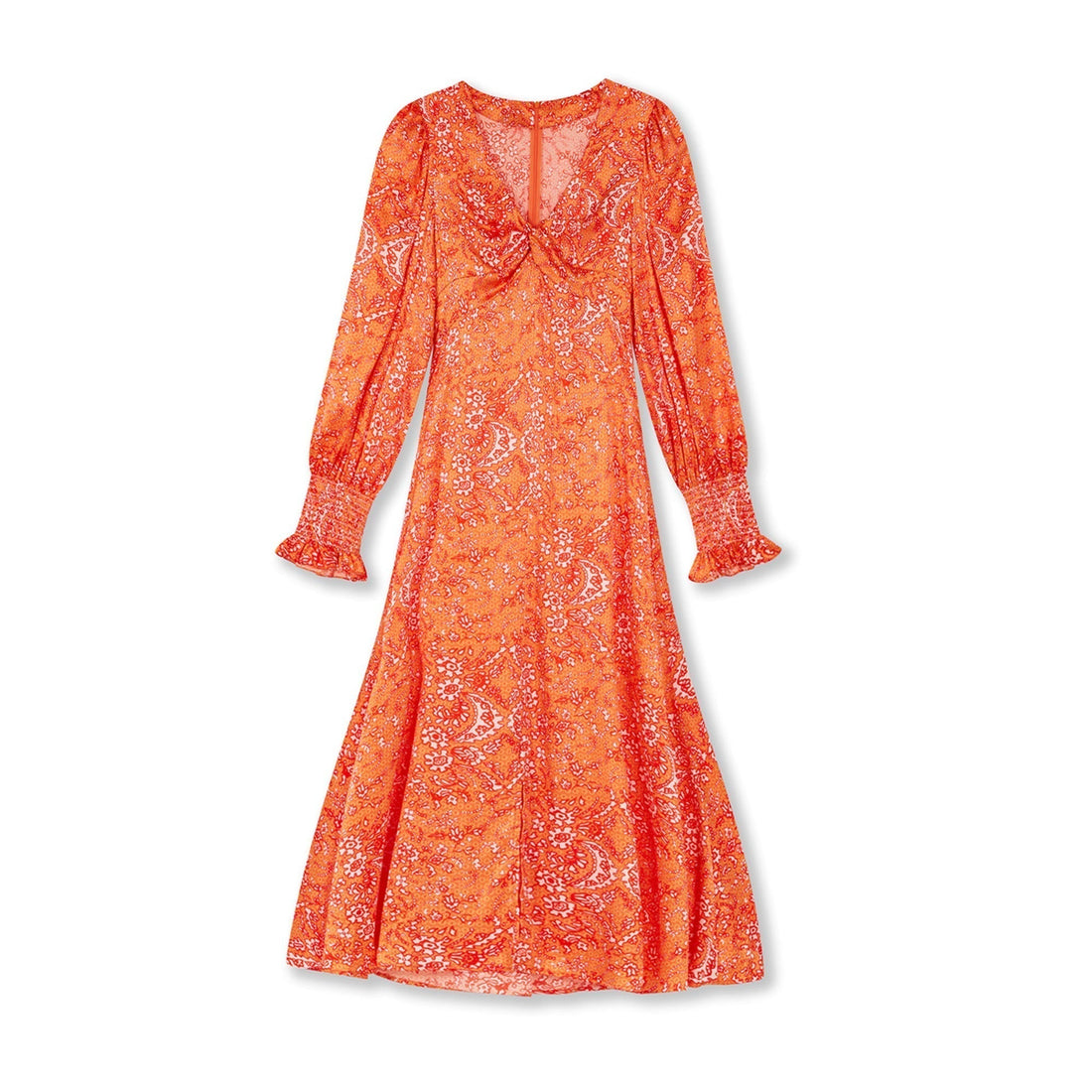 Twist Front Dress / "Arabea"-JRF