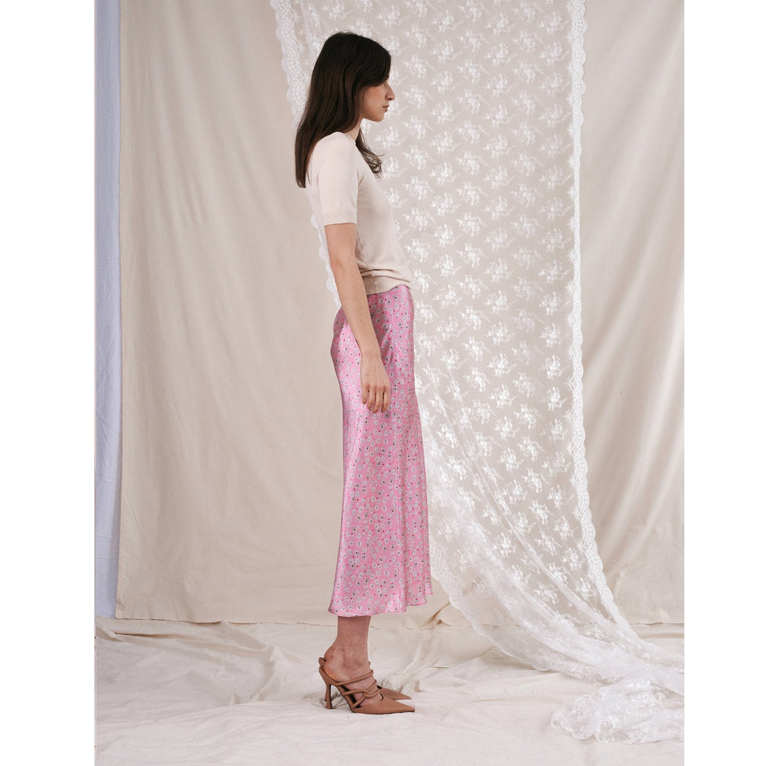 Bias Cut Skirt / "Daisy Belle"-JRF