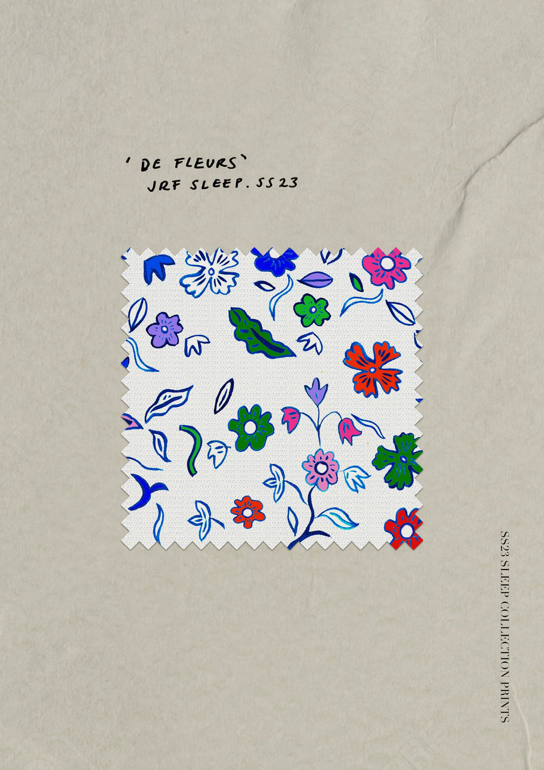 Pyjama Shorts / "De Fleurs"-JRF