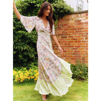 Faux Wrap Maxi Dress / "Emiko"-JRF