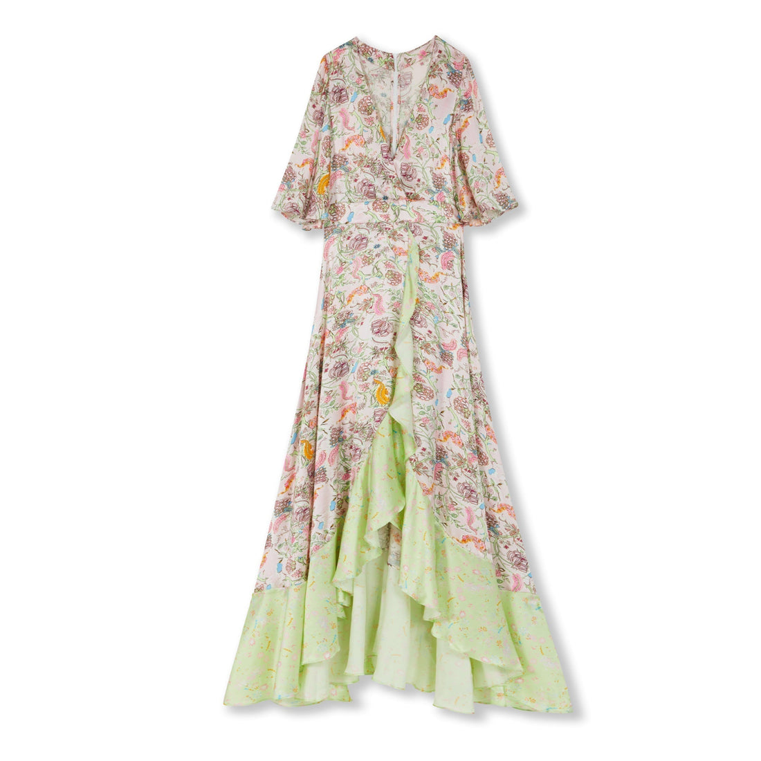 Faux Wrap Maxi Dress / "Emiko"-JRF