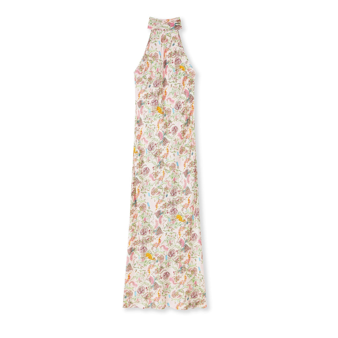 High Neck Maxi Dress / "Emiko"-JRF