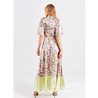 Faux Wrap Maxi Dress / "Emiko"-JRF