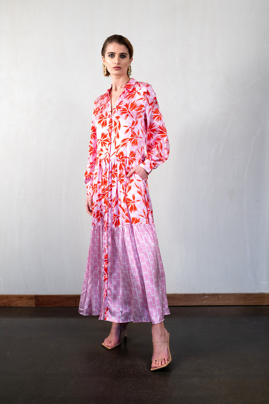 Maxi Shirt Dress / "Fernanda"