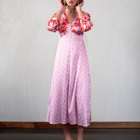 Button Tea Dress / "Fernanda"-JRF