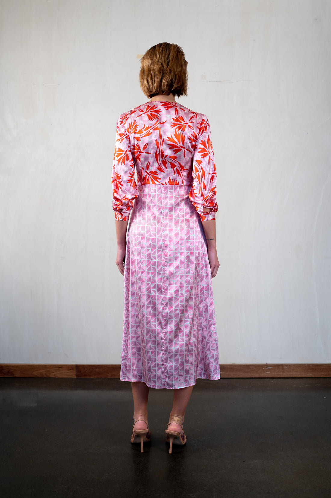 Button Tea Dress / "Fernanda"-JRF