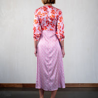 Button Tea Dress / "Fernanda"-JRF