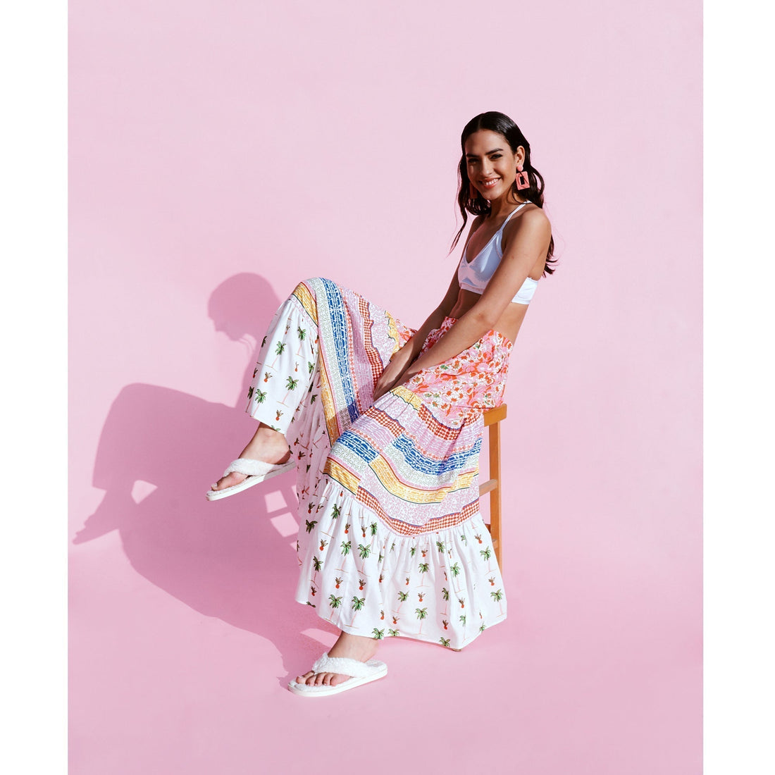 Palermo Tiered Maxi Skirt / "Frida"-JRF