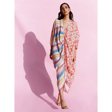 Florence Gathered Maxi Kaftan / "Frida"-JRF