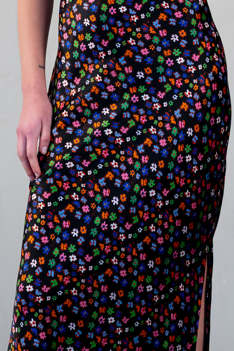 High Neck Maxi Dress / "Aurora"-JRF