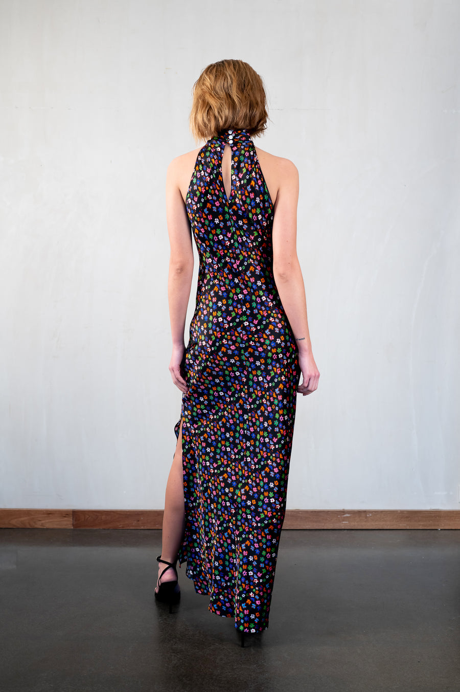 High Neck Maxi Dress / "Aurora"-JRF