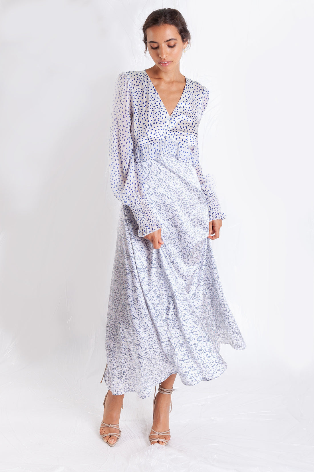 Midi Smock Dress / "Luciana"-JRF