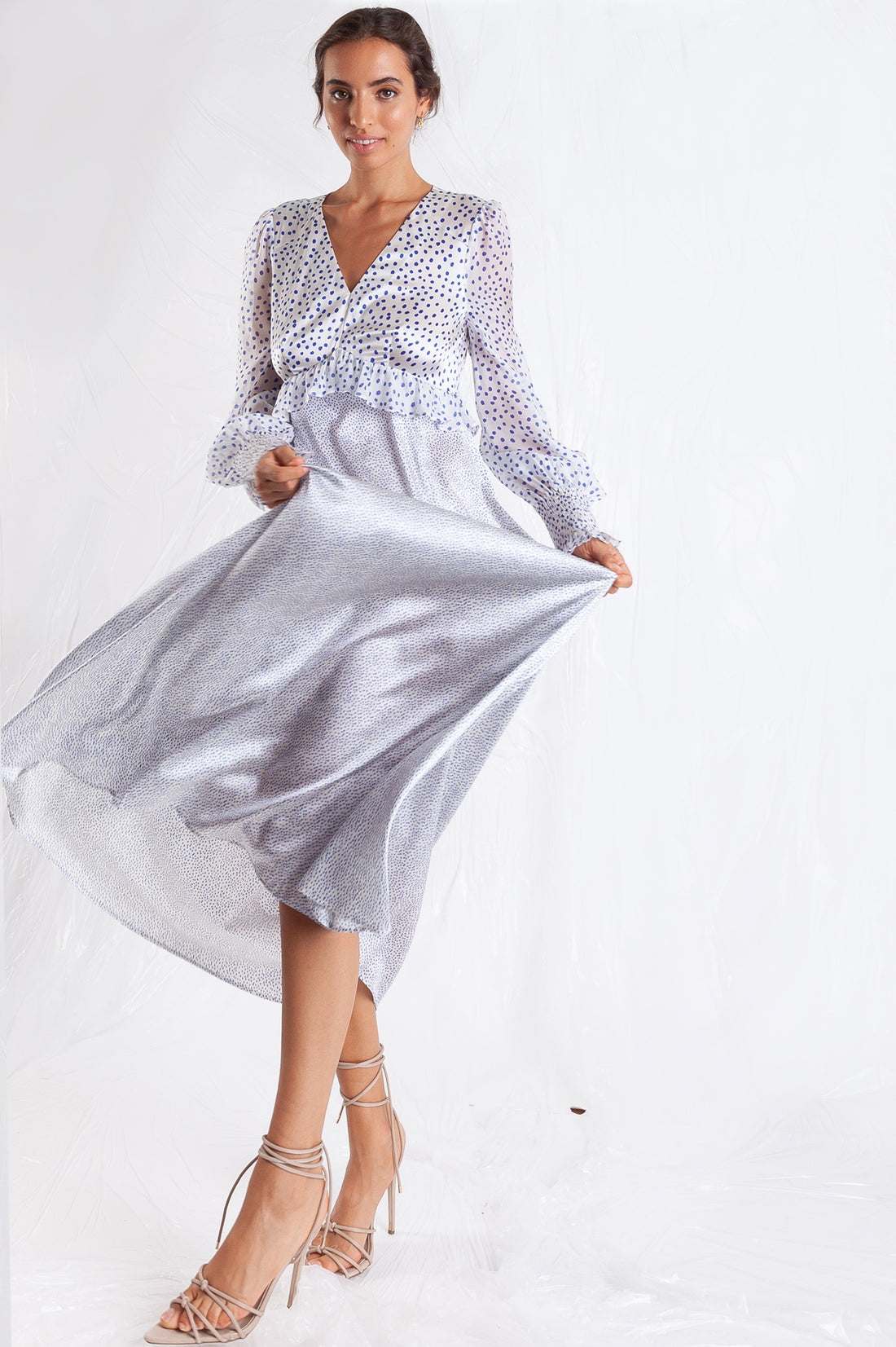 Midi Smock Dress / "Luciana"-JRF