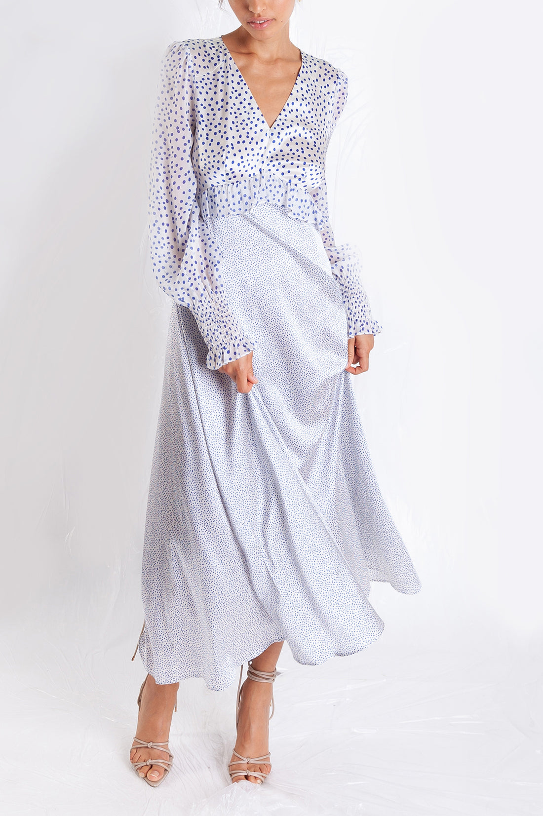 Midi Smock Dress / "Luciana"-JRF