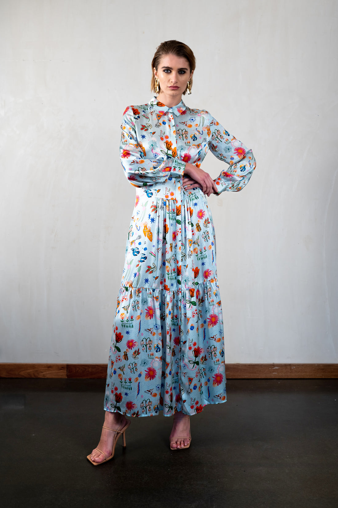 Maxi Shirt Dress / "Mia"-JRF