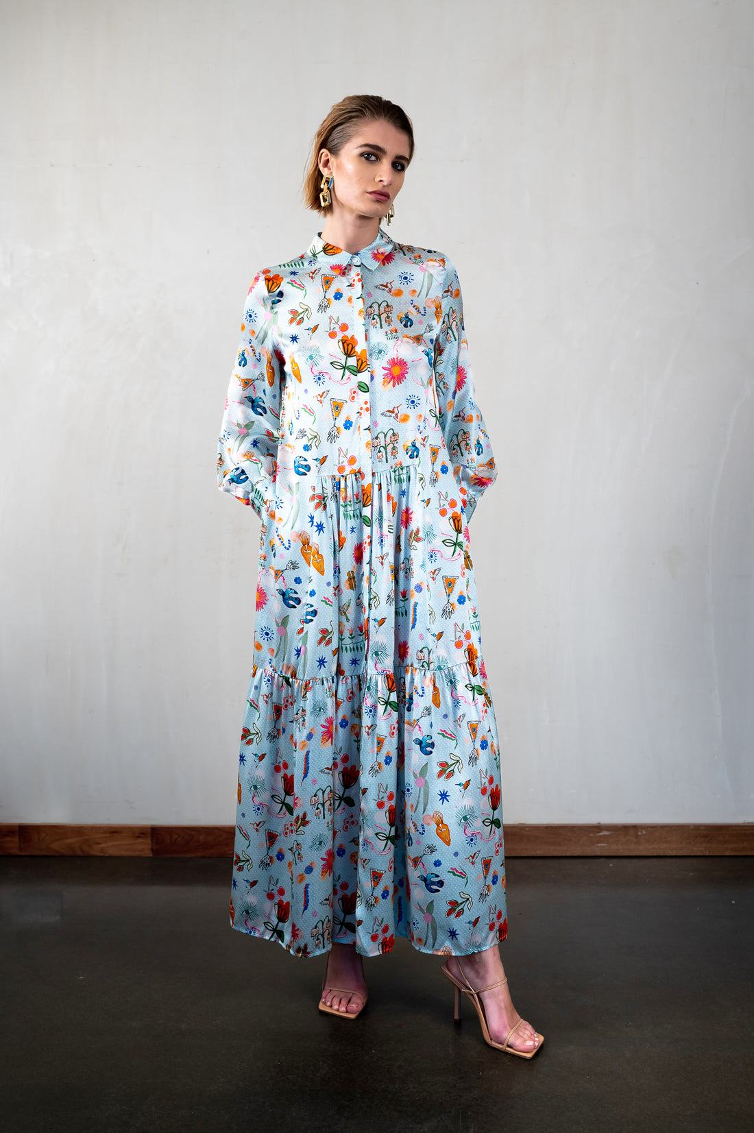 Maxi Shirt Dress / "Mia"-JRF