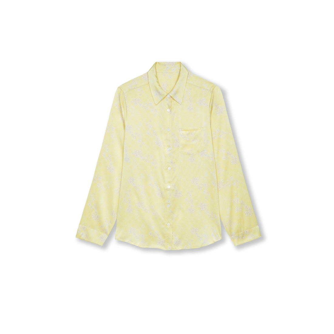 Long Sleeve PJ Top / ''Golden Blossom"-JRF