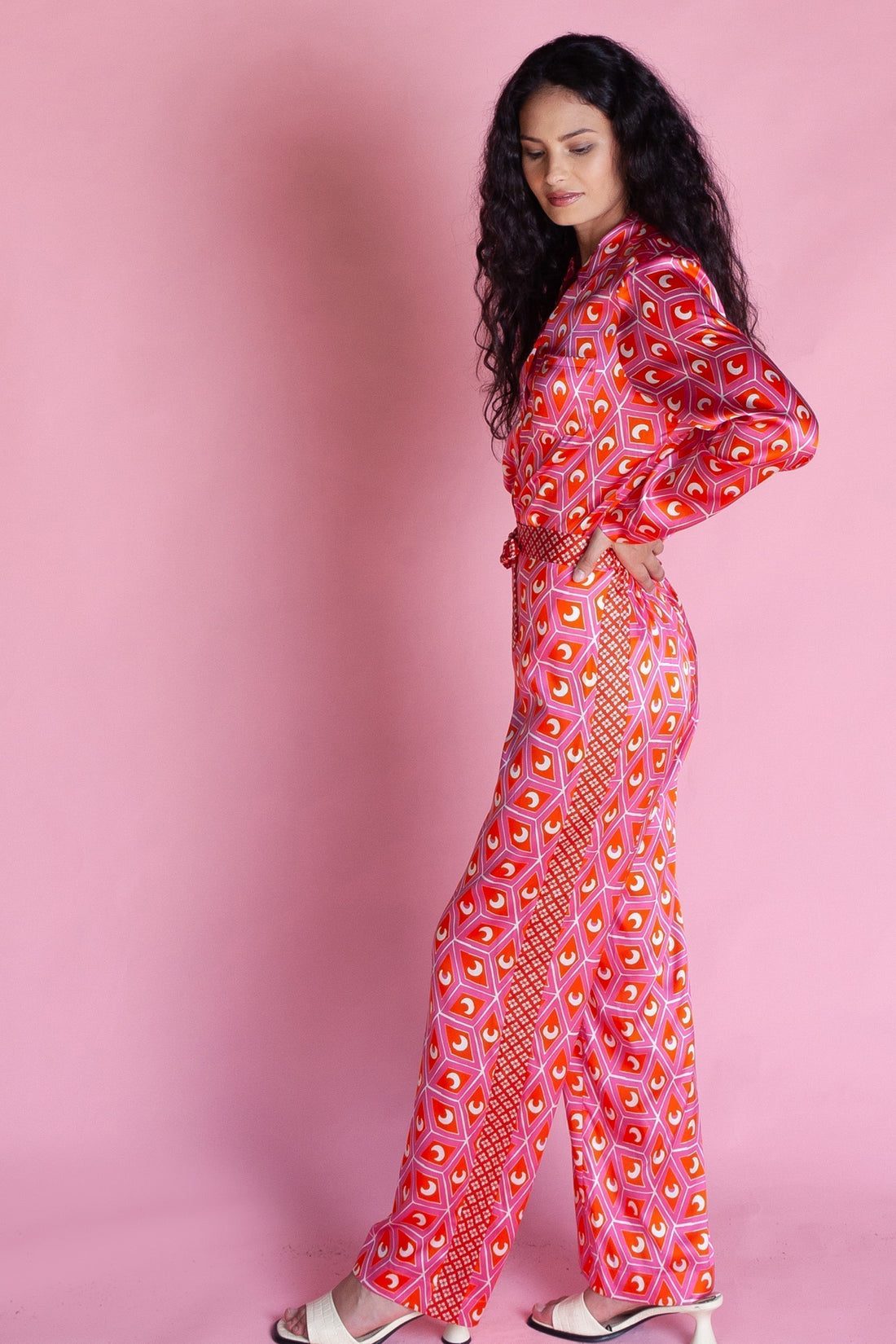 Long Sleeve PJ Top / ''Etta's Eclipse"-JRF