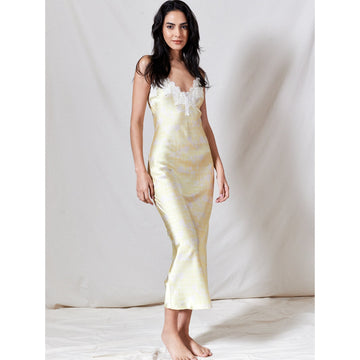 Midi Slip / ''Golden Blossom''-JRF