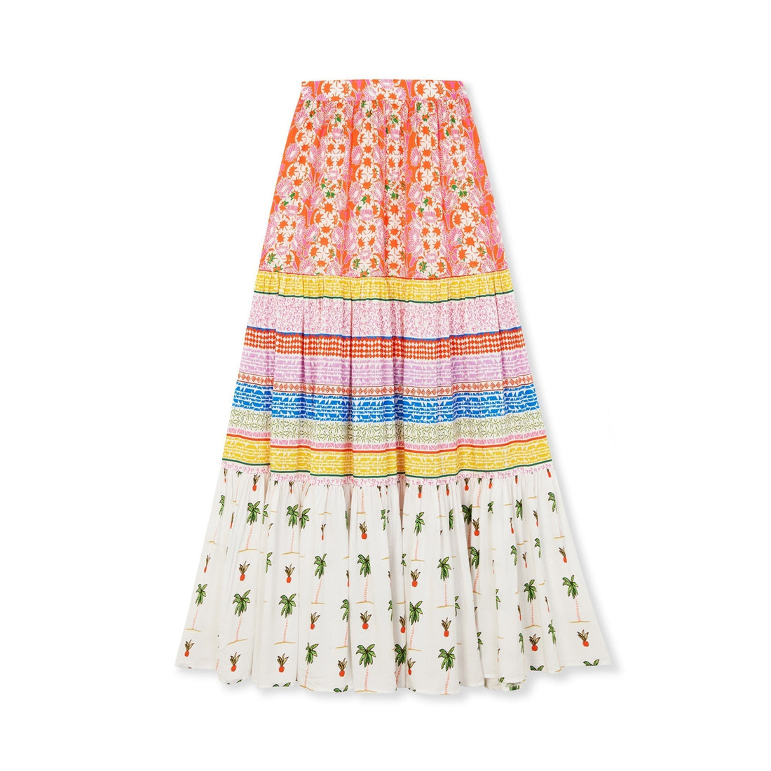 Palermo Tiered Maxi Skirt / "Frida"-JRF