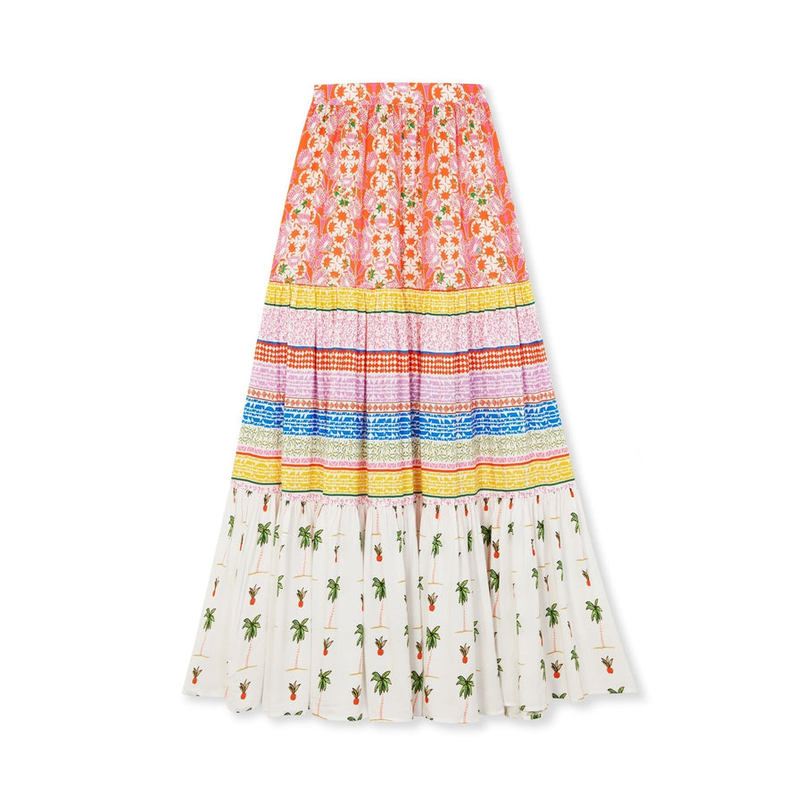 Palermo Tiered Maxi Skirt / "Frida"-JRF